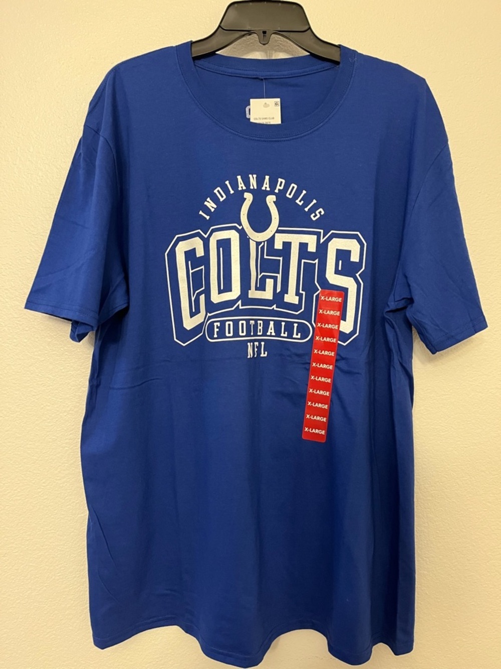 NFL Indianapolis Colts Graphic Tee - Blue and White